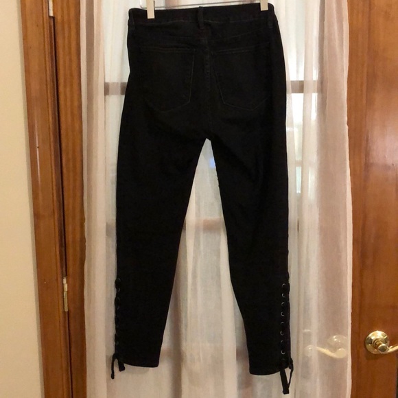 Black Skinny Moto Jeans - Picture 4 of 5